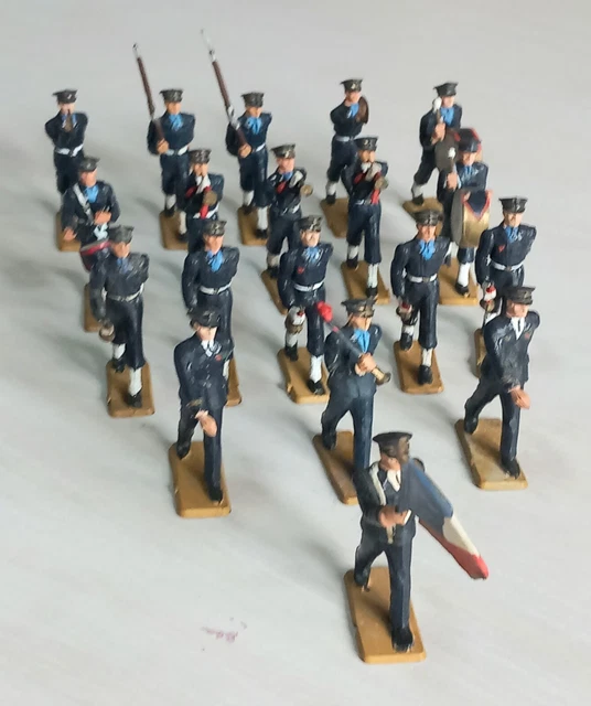 Soldats de Plomb Anciens Infanterie - Jouet de Collection