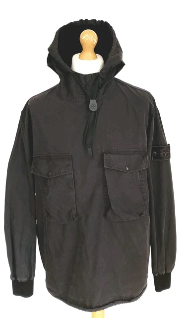 stone  ghost piece smock 19ss　XL Stone Island 2019 Beige Ghost Piece Cotton Resin Smock - XL