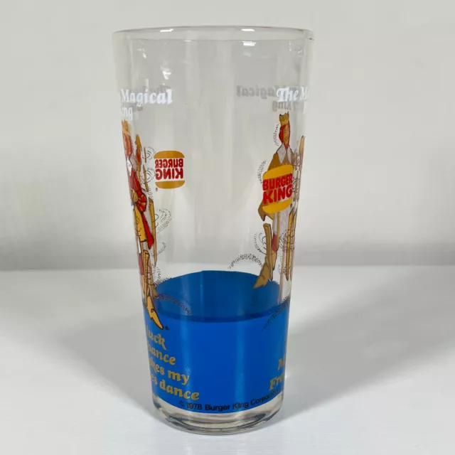 Vintage 1978 The Marvelous Magical Burger King French Fries Promo Drinking Glass 2