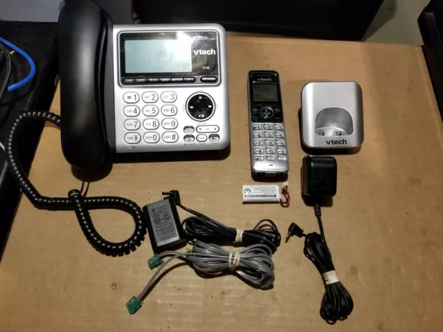 VTech CS6649 Expandable Corded/Cordless Phone System with Answering System