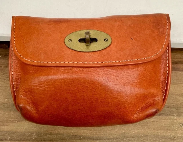 Borsa cosmetica bloccata gelso / borsa a frizione serratura postino