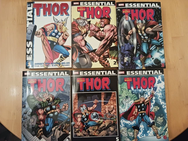 Essential Thor lot Marvel TPB vol. 1 2 3 4 5 6