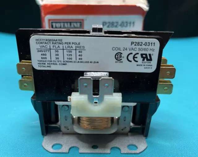 Contactor, Totaline, # P282-0311 Definite Purpose, New Open.