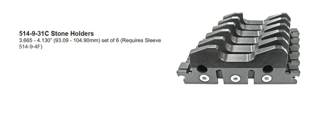 514-9-31C Stone holder (require 514-9-4F) fits Rottler H85A H86A H87A set 6 pcs
