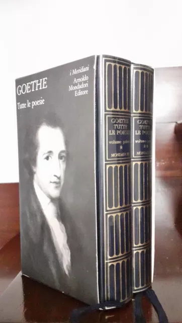 🟢GOETHE Tutte le poesie Vol. 1° - 2 Tomi - I Meridiani - Ed. Mondadori 1997