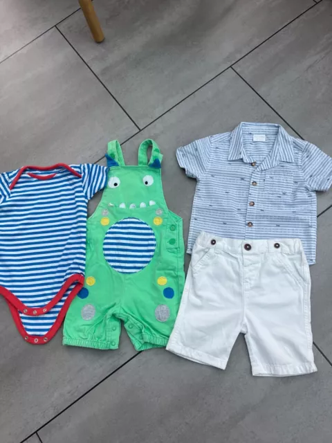 baby boy / toddler 12-18 months bundle- 2 outfits - cotton Excellent Condition 
