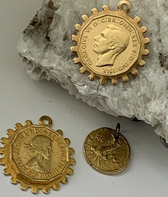 Coin Pendants Elizabeth II WRL GeorgIVs