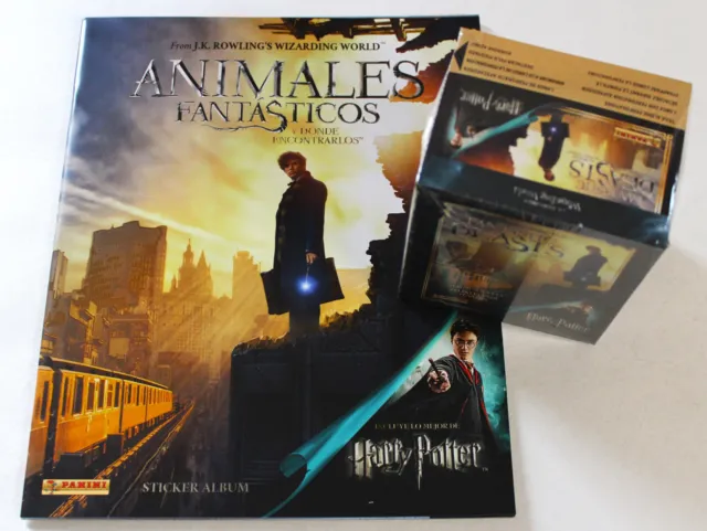 Panini Sticker Harry Potter Fantastic Tierwesen 2016 Box 50 Packets + Album