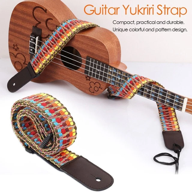 Ukulélé Bandoulière Sangle de courroie diagonale Sangle de guitare Accessoires