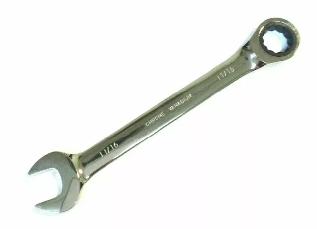 Hyper Tough Mechanics Hand Tool Combination Ratcheting Ratchet Wrench 11/16 inch