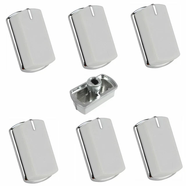 2 Forno Controllo Manopola Per Belling Fornello Bianco E Cromo - Foto 7