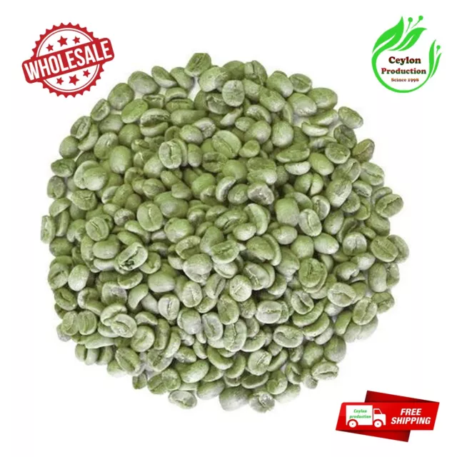 Organic Unroasted Green coffee whole Beans pure natural  Quality A