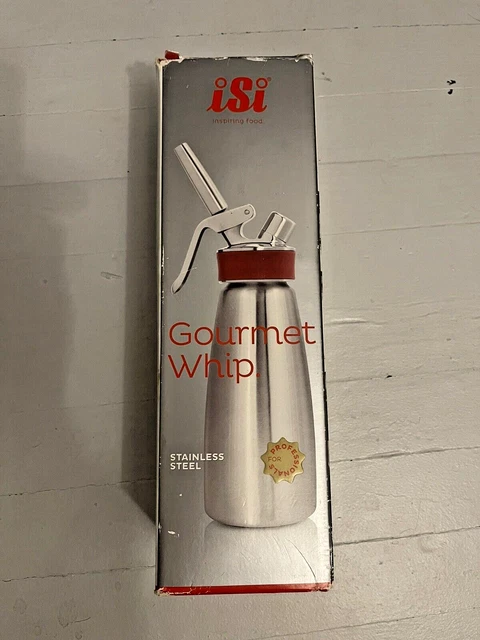 iSi T1520 GOURMET PROFESSIONAL WHIP PLUS CREAM DISPENSER 1 PINT STAINLESS STEEL iSi T1520 GOURMET PROFESSIONAL WHIP PLUS CREAM DISPENSER 1 PINT STAINLESS STEEL