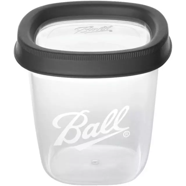 Plastic Freezer Jars with Lids - 473 ml, 2 Pack Plastic Freezer Jars with Lids - 473 ml, 2 Pack