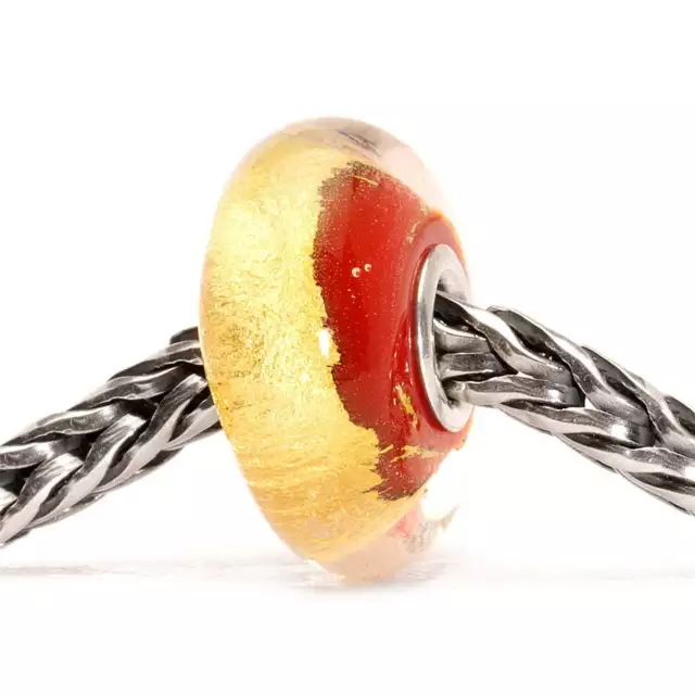 TROLLBEADS Glasbead, Ursprung Chakra, 925 Sterlingsilber, TGLBE-20039 2