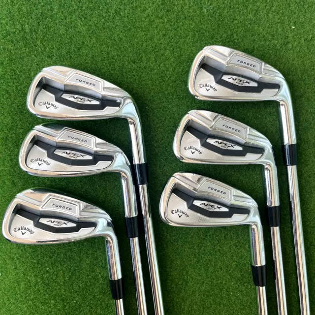 Callaway APEX Pro Forged IronSet 5-9+Pw 6set RH Nspro950gh Stahl Flex S...