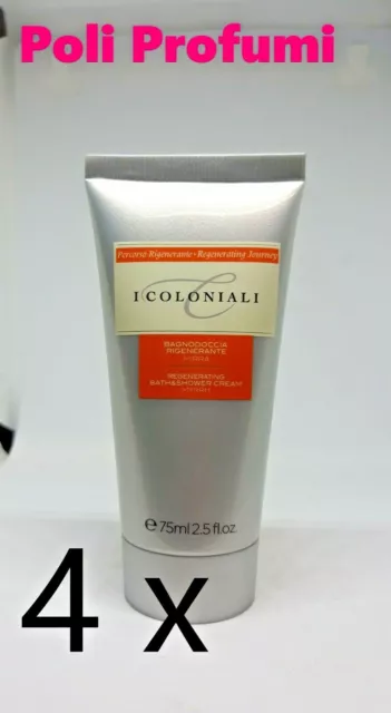 4 x I Coloniali percorso rigenerante bagno doccia mirra 75 ml