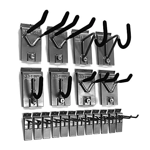 11004 1/8-Inch Backplates Steel Hook Kit Designed for  PVC Slatwall, 20