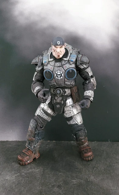 NECA - Figurine Gears of War 3 Série 1 - Marcus Fenix 10cm - 0634482522288