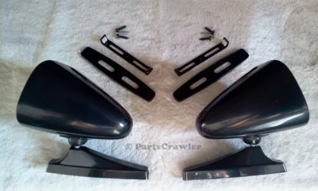 71-74 Dodge Charger Black  Dual Bullet / Sport Mirrors