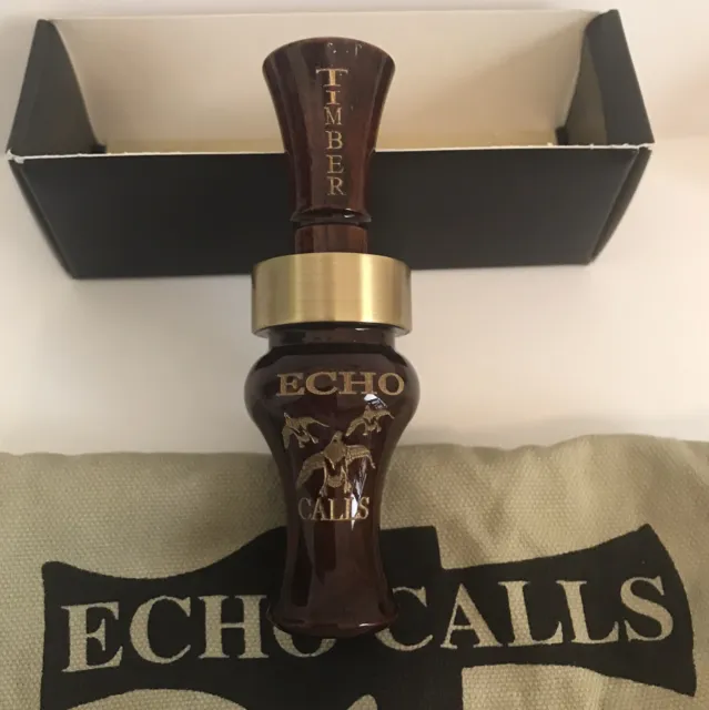 Echo Timber Cocobolo Duck Call Single Reed New Never Used