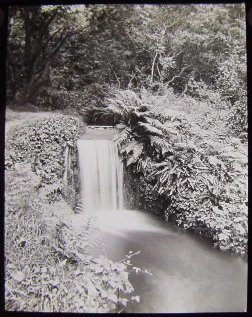 Glas Magic Laterne Rutsche LYNMOUTH NEAR LEE BAY C1890 FOTO DEVON