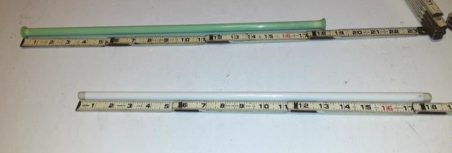 Lot Of 2 Vintage Antique Glass Bathroom Kitchen Towel Rods