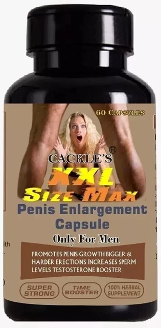 Capsules Agrandisseur Pénis New XXXL Gain 12+ Pouces - Ashwagandha, Shilajit, 60 Caps, Inde