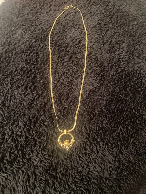 14 k gold fine jewelry auctions preowned necklace