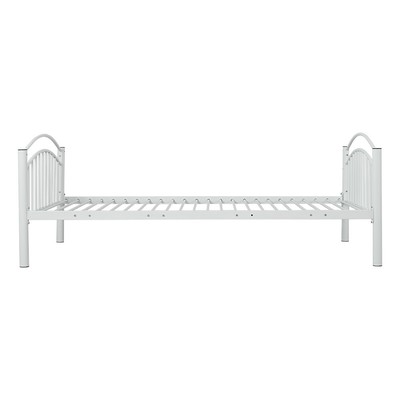 Austin White Metal Bunk Bed 3ft Single,Split into 2 Beds For Twins Adults New 12