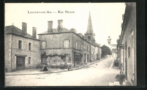 CPA Lucenay-les-Aix, Rue Neuve