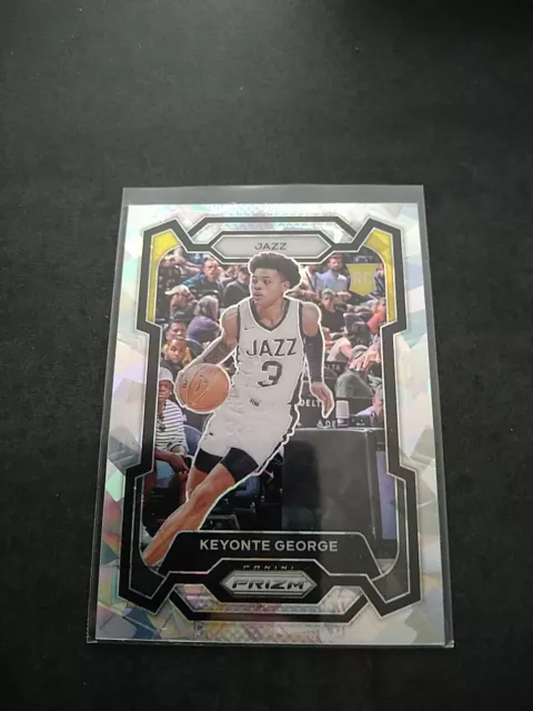 2023-24 Panini Prizm Keyonte George #127 Siver Ice Carte Nba Card.