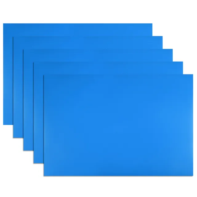 5 Pz Asciutto Cancella Flessibile Magnetico 11.7" x 8" Magnetico Foglio  Blu
