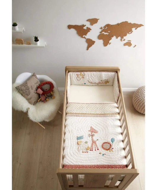 Chambre complète bébé Mamas & Papas Haxby couleur ivoire. Lit/ armoire/ commode 10