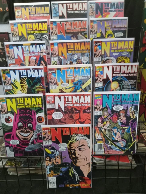 Marvel Comics "Nth Man The Ultimate Ninja" #1-16 all VF-NM 1989