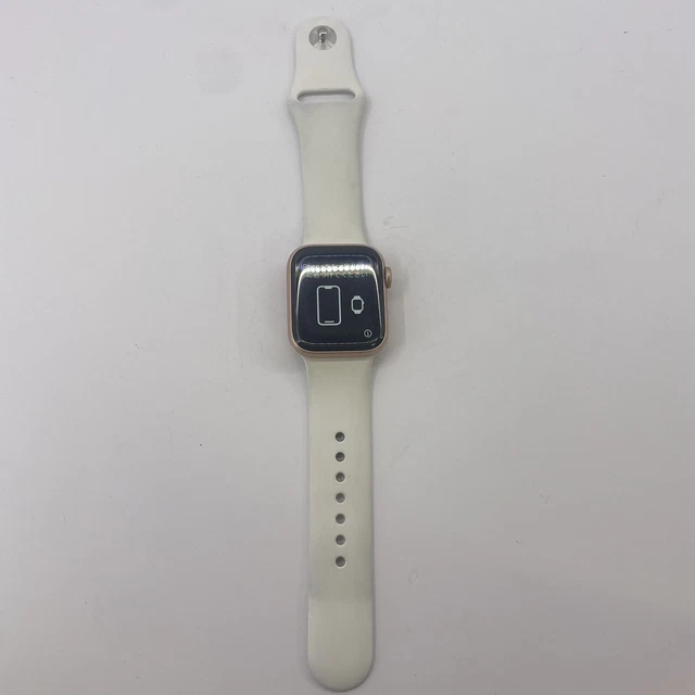 Grey apple watch best sale with white band