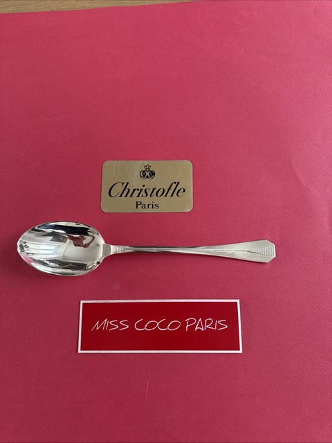 Lot De 6 Fourchettes à Dessert Christofle Atlantide – Métal Argenté, Fabrication Française, 17 Cm – Idéal Pour Les Repas Raffinés
