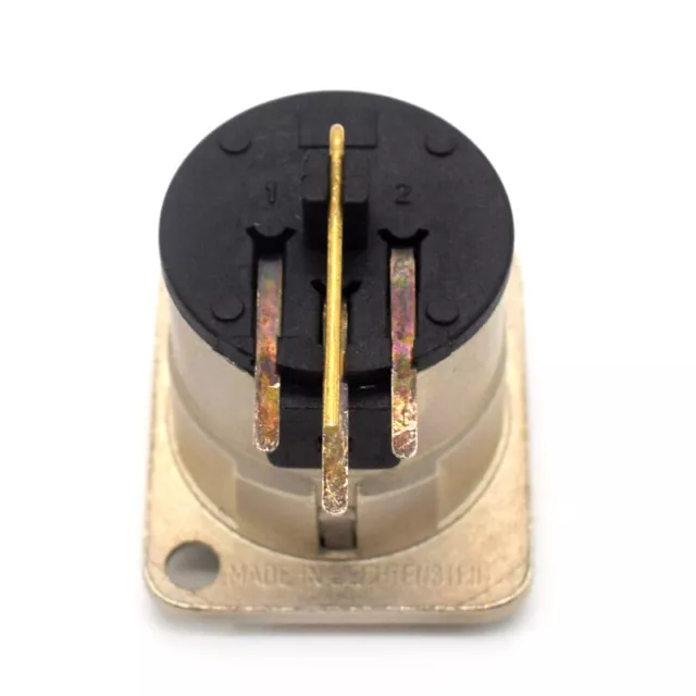 Neutrik Panel Halterung XLR 3 Pin Buchse Stecker für PCB Anwendungen