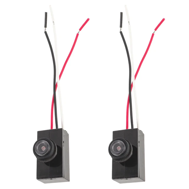 2 Pcs Hard-Wired Post Eye Light Control Outdoor Lights Sensor £9.99 ...