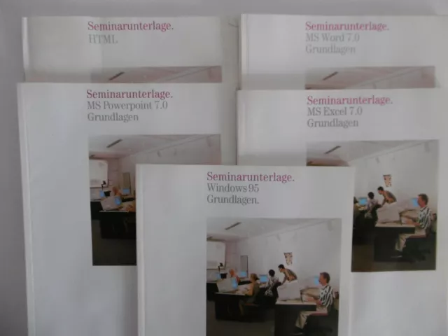 Windows95 Grundlagen MS Excel MS Word HTML Powerpoint Seminarunterlagen Telekom