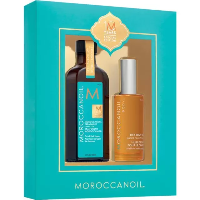 Moroccanoil Treatment 100ml + Dry Body Oil 50ml + Pumpe 10 Years Special Edition 3