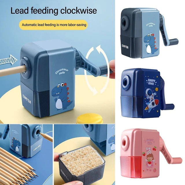 Lead Hand-cranked Mechanical Tool Dinosaur Pencil Sharpener Anti Sticking Lead
