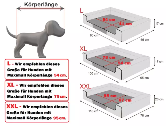 Hundebett Schlafplatz Hundekissen Hundesofa Tierbett Hundematratze Hobbydog 2