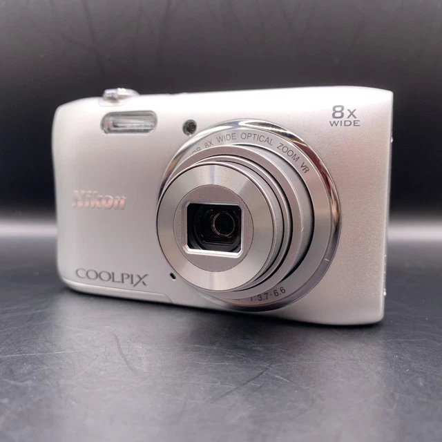 Nikon coolpix S3600 シルバー Nikon COOLPIX S3600 20.1MP Digital Camera - Silver for sale