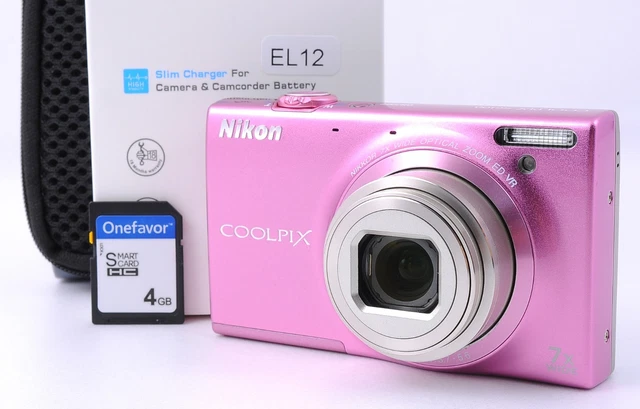 Nikon COOLPIX S6100 ピンク Nikon COOLPIX S6100 Gloss Pink 20MP 7x Zoom Compact Digital