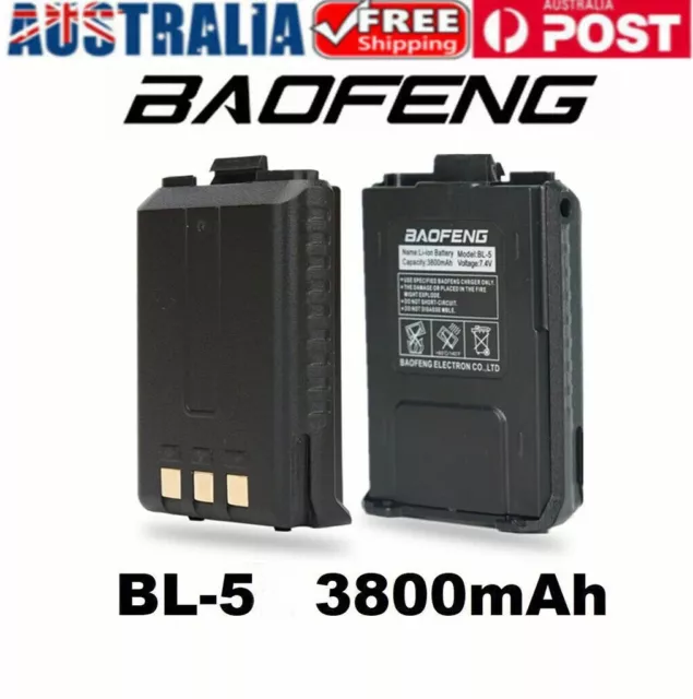 Baofeng BL-5 3800mAh Extended Battery for UV-5R UV-5R Plus BF-8F Series Radio