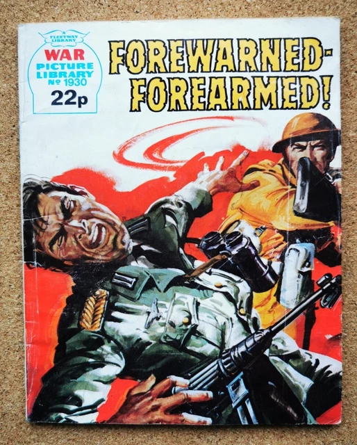 FLEETWAY WAR PICTURE Library Comic No 1930 FOREWARNED FOREARMED £2.00 ...