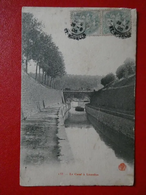 Cpa (54) Le Canal A Liverdun