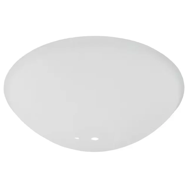 Frosted Ceiling Fan Glass Shade Light Globe Replacement Lamp Everbilt White Deco