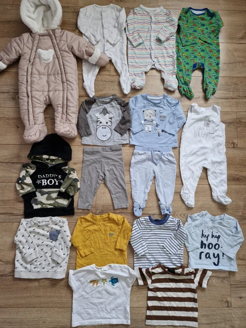 Baby Boy Clothes Bundle 3-6 Months Outfits Next M&S TU 16 Items